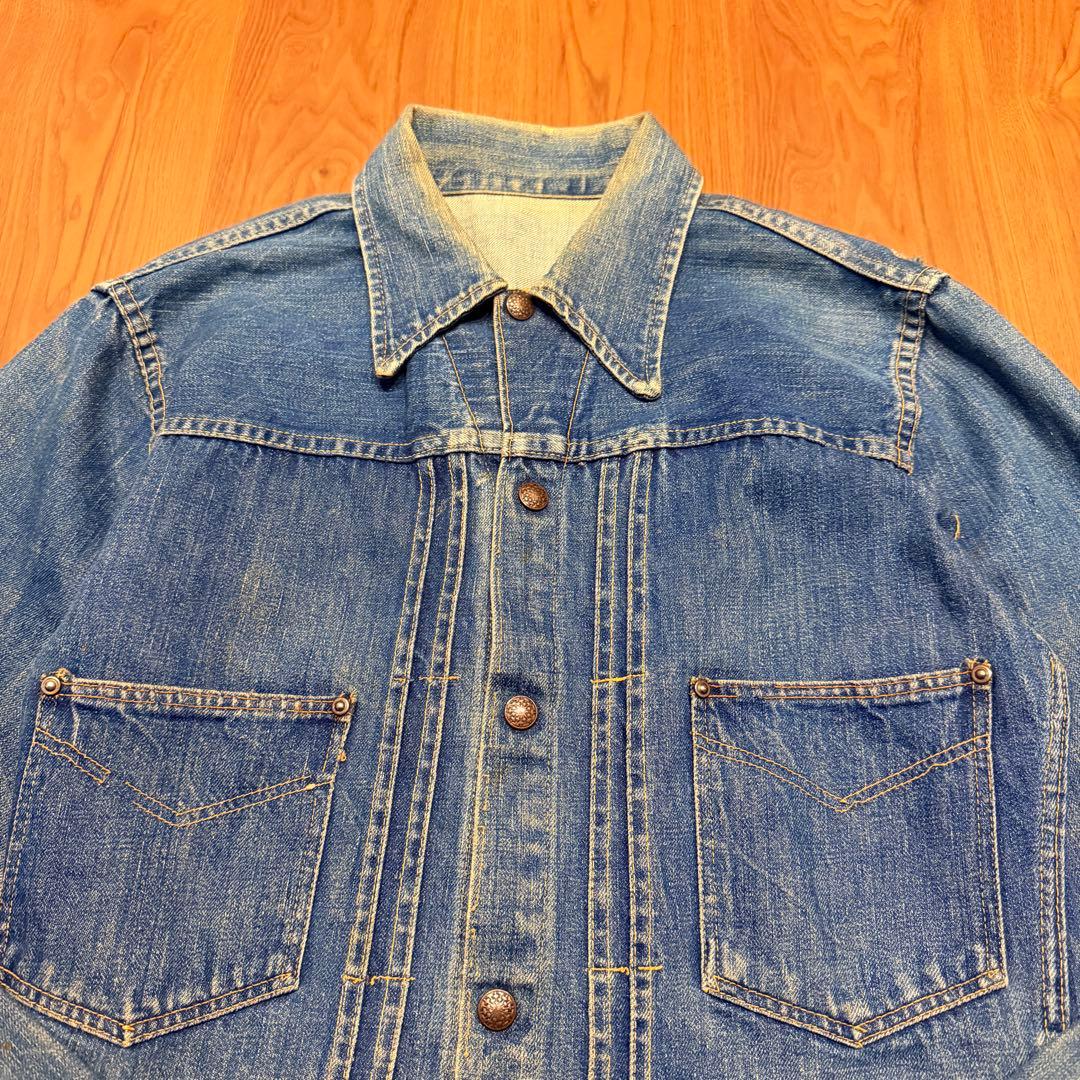 50s 60s ストアブランド デニムジャケット Gジャン