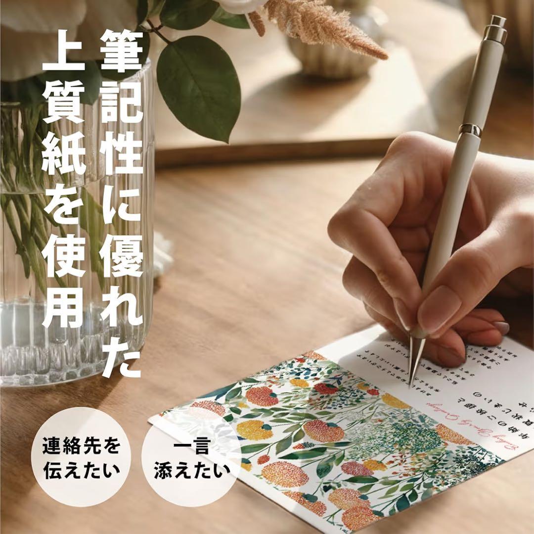 年賀状じまい2025（新年お知らせ）私製10枚入り【特選デザイナーズ】パピレイ