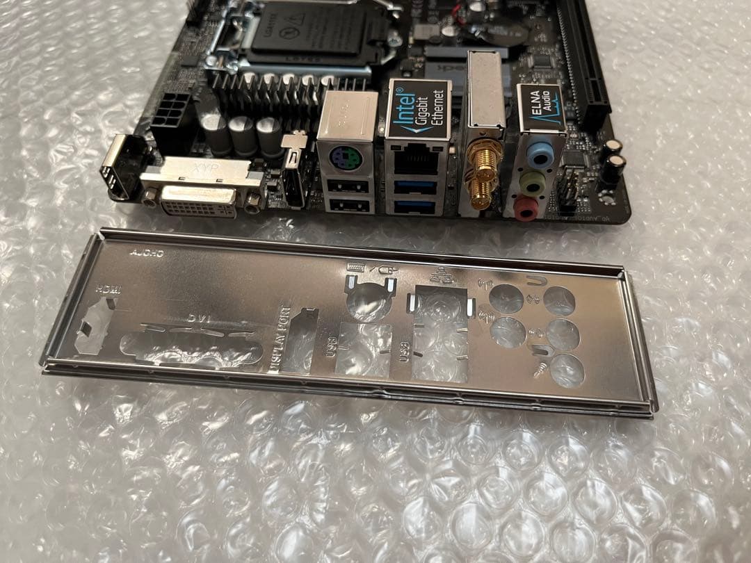 美品　ASRock H310M-ITX/acマザーボード　CPUクーラーセット