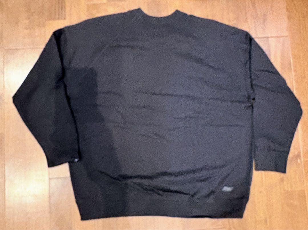 ループウィラー LW313 吊り編みリラックスフィット スウェット ブラック L