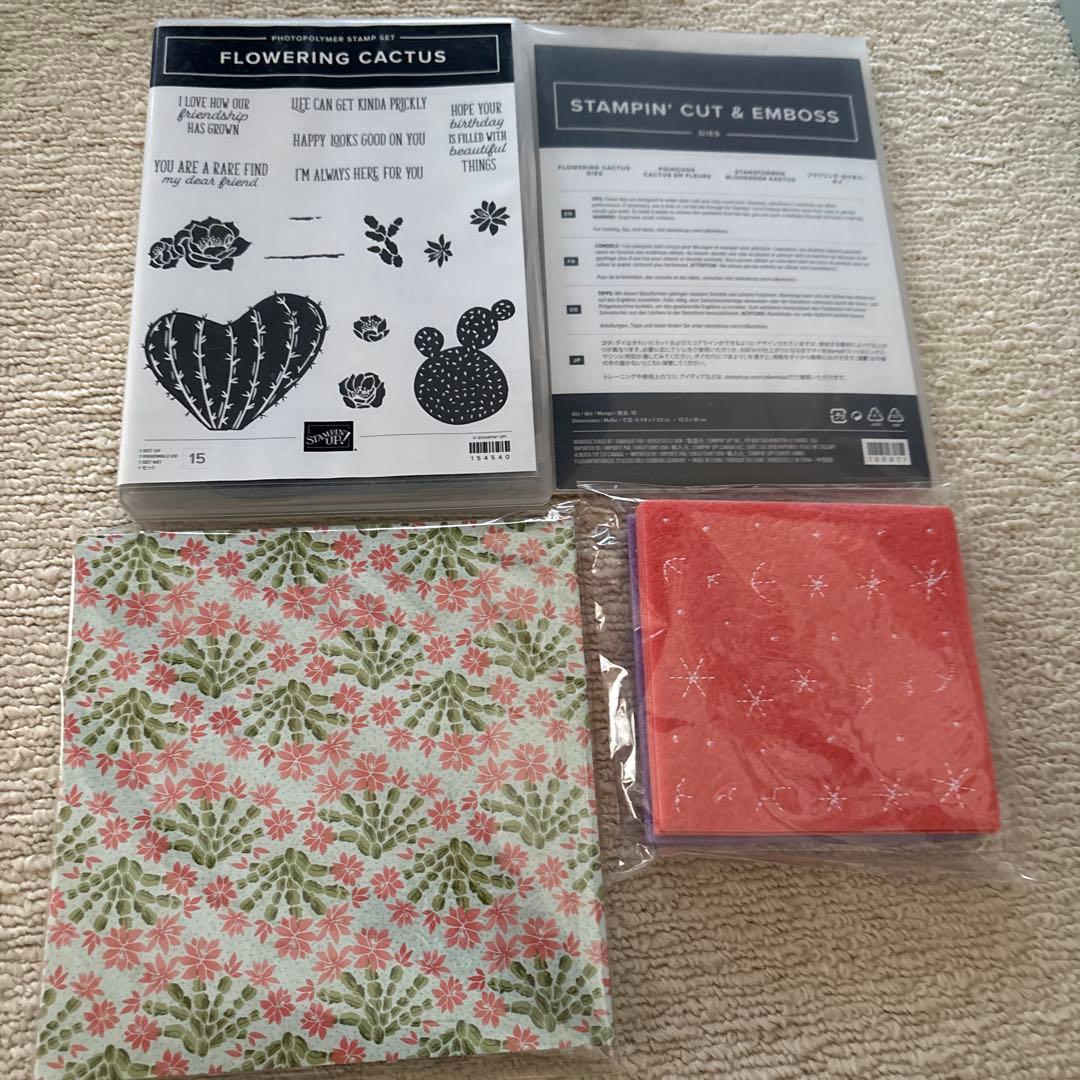 フラワリングカクタス バンドル　スタンピンアップ