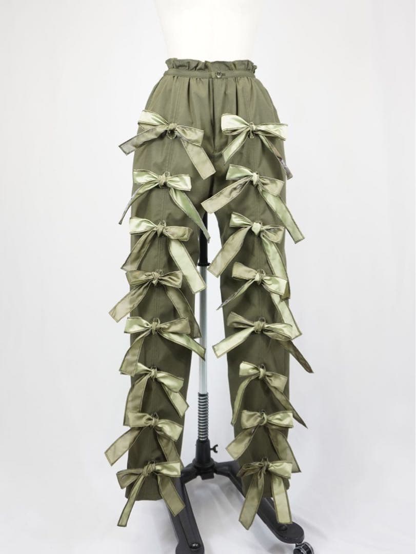 【SIIILON】Soidier ribbon pants 試着のみ