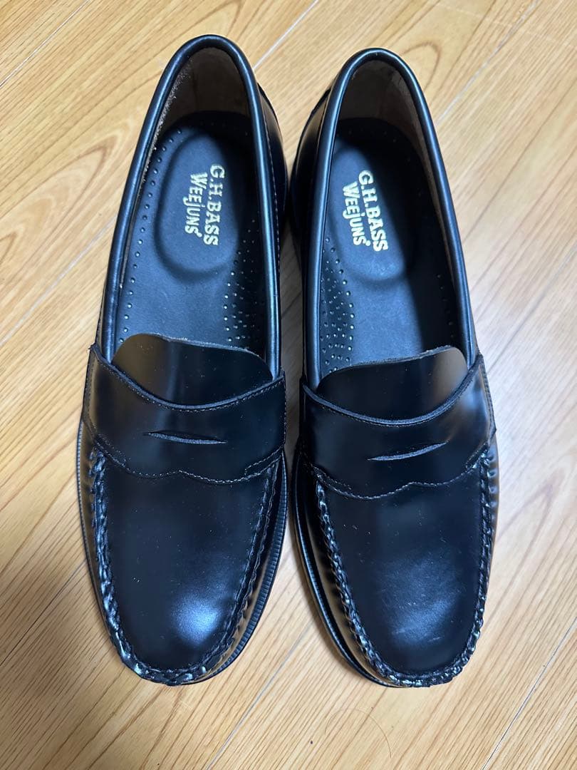 G.H.BASS WEejuns 黒 ローファー レザー