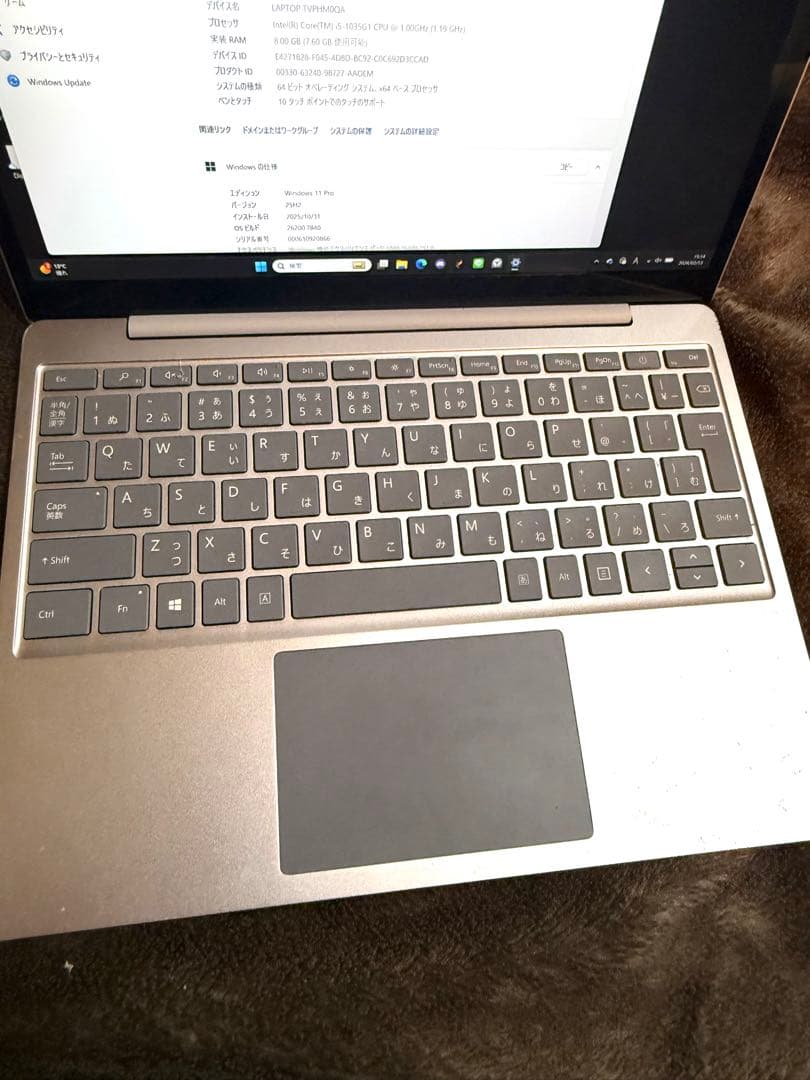 Windowsノート本体 Microsoft Surface Laptop Go Windows11pro