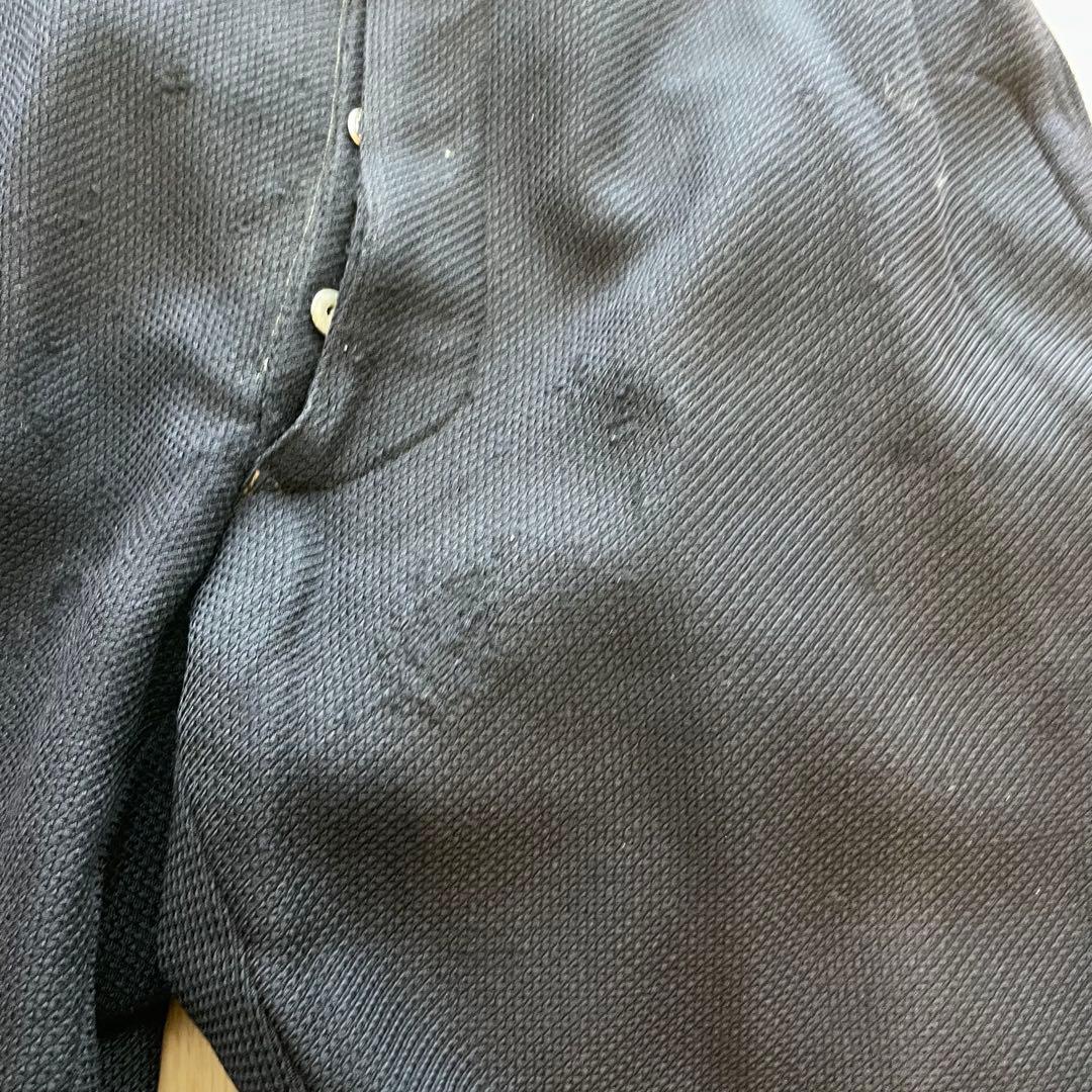 フレンチヴィンテージ ネイビーウールトラウザーズ スペシャルファブリック