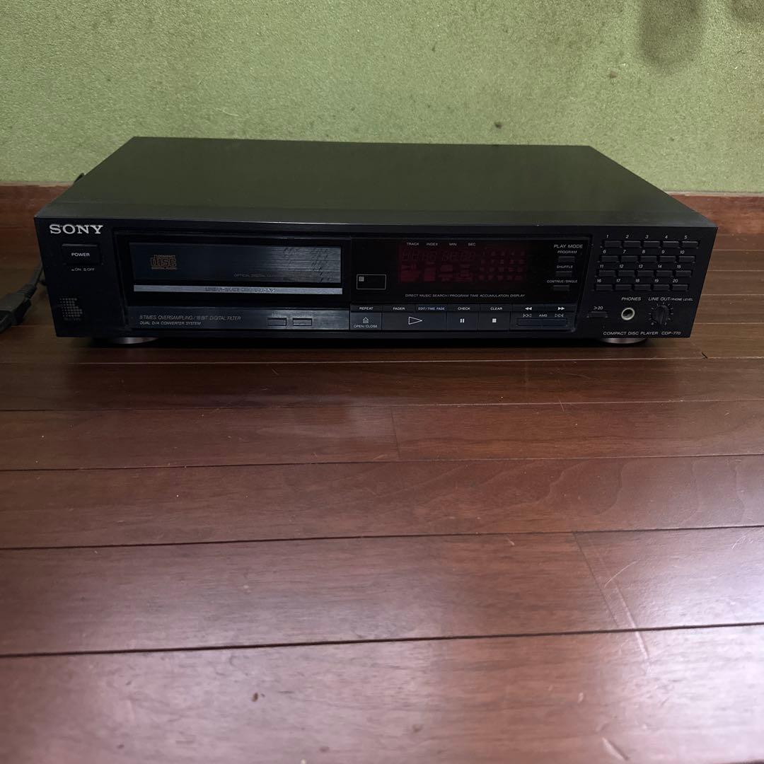 SONY CDP-770 CDプレイヤー