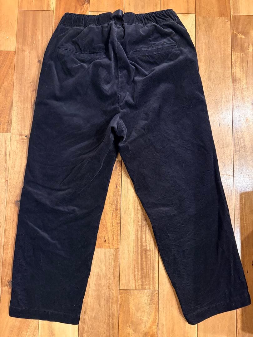 everyone corduroy belted pants M ブラック 美品
