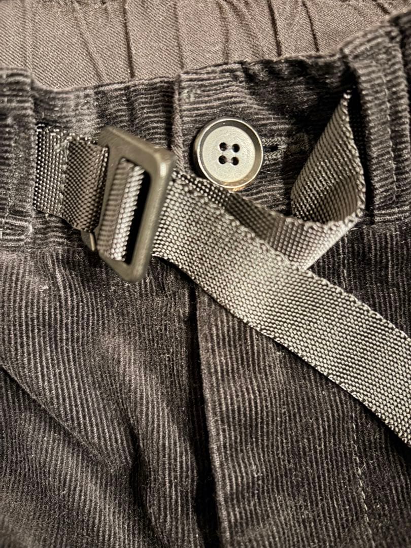 everyone corduroy belted pants M ブラック 美品