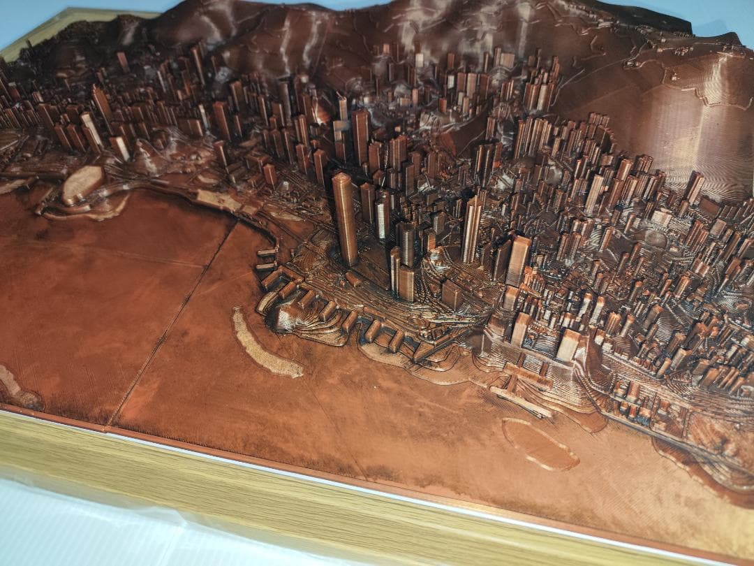 依頼品　香港立体模型　サイズ 574mm×400mm