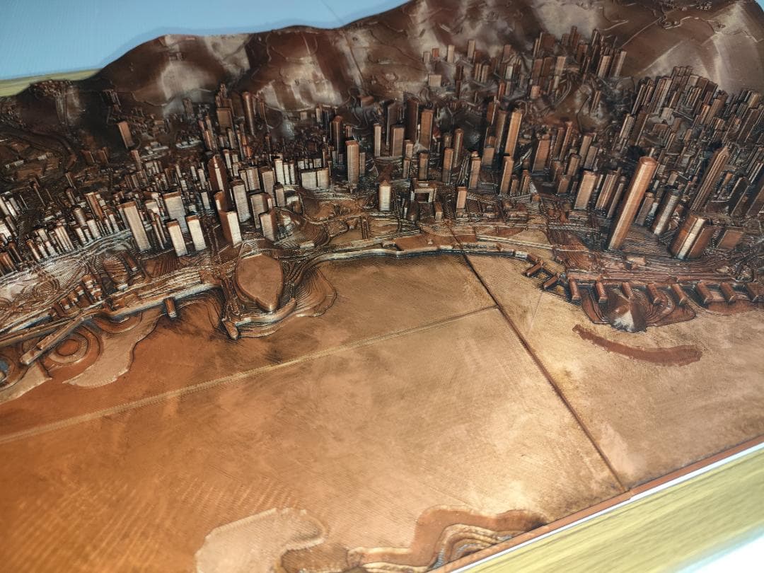 依頼品　香港立体模型　サイズ 574mm×400mm