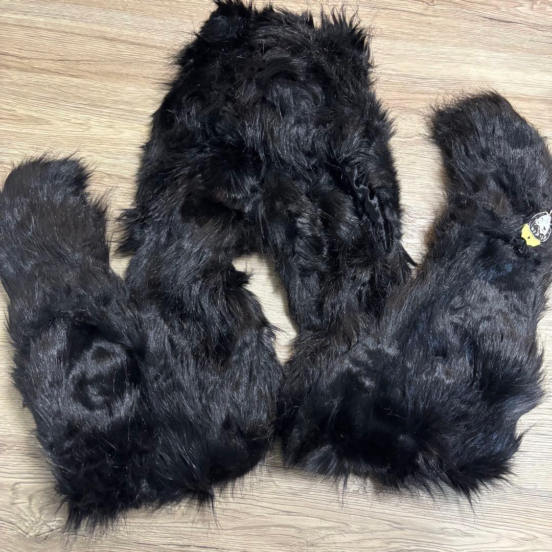 あちゃちゅむ 帽子マフラー 猫デザイン