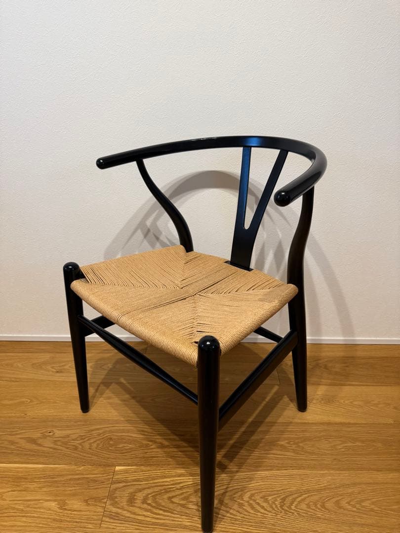 Yチェア　ブラック　ワイチェア　CH24 ①