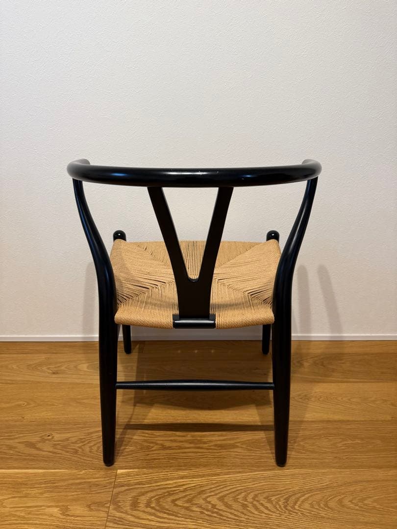 Yチェア　ブラック　ワイチェア　CH24 ①