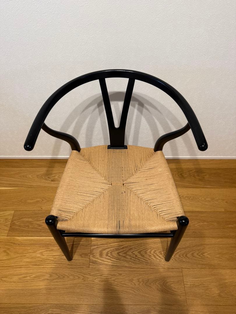 Yチェア　ブラック　ワイチェア　CH24 ①