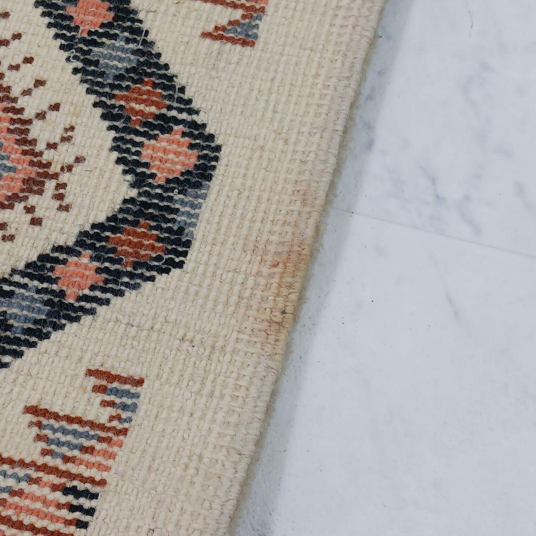 Y2220 トルコ絨毯 トライバルラグ ウール 225×156㎝