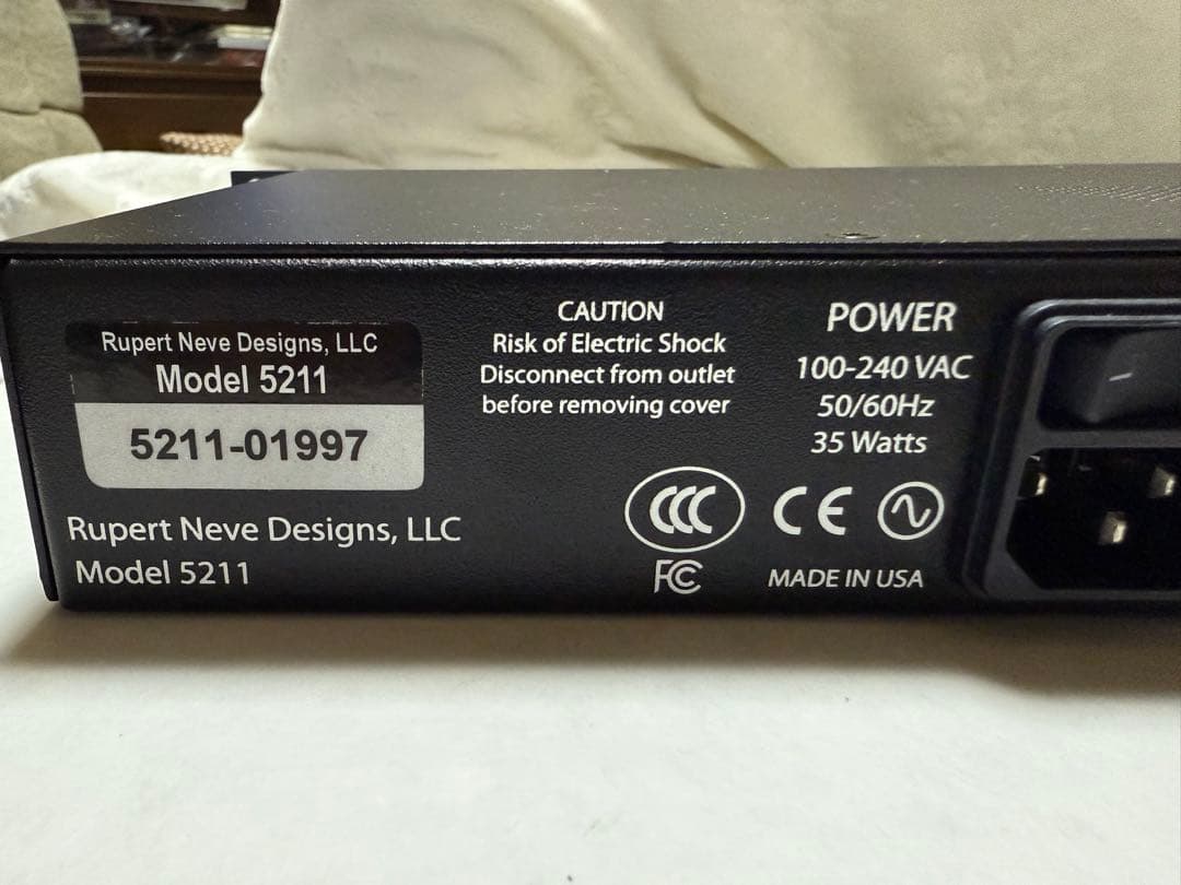 S*I様 Rupert Neve Designs Portico 5211