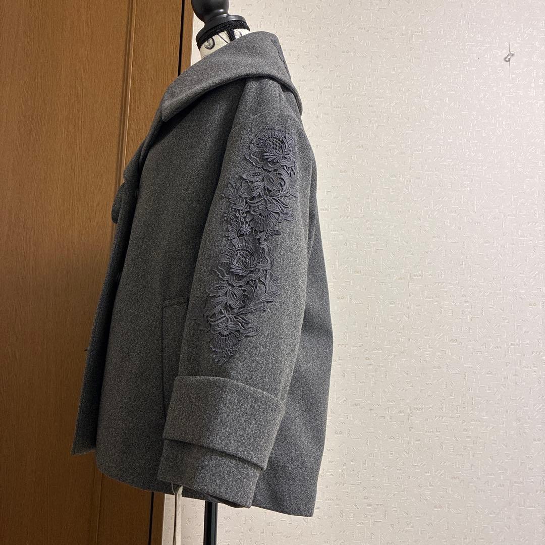 スーパービューティー☆44☆2025秋冬カタログ掲載品　レース使いのジャケット