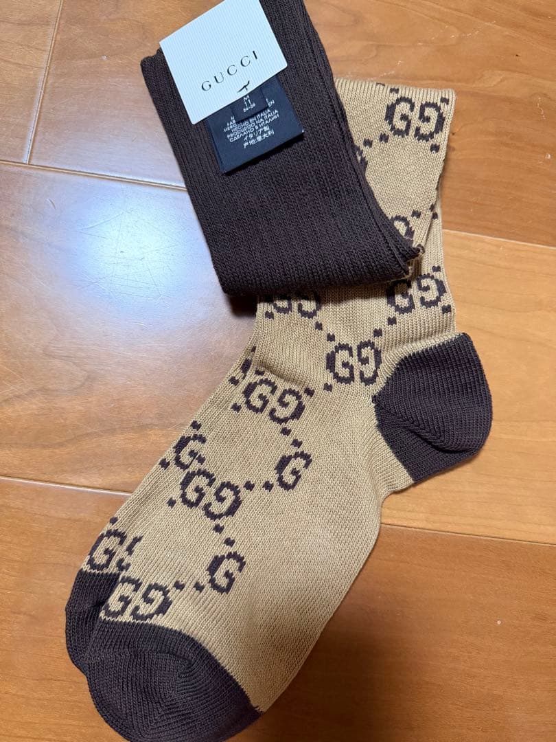 【新品未使用】GUCCI /ソックス 24-26cm
