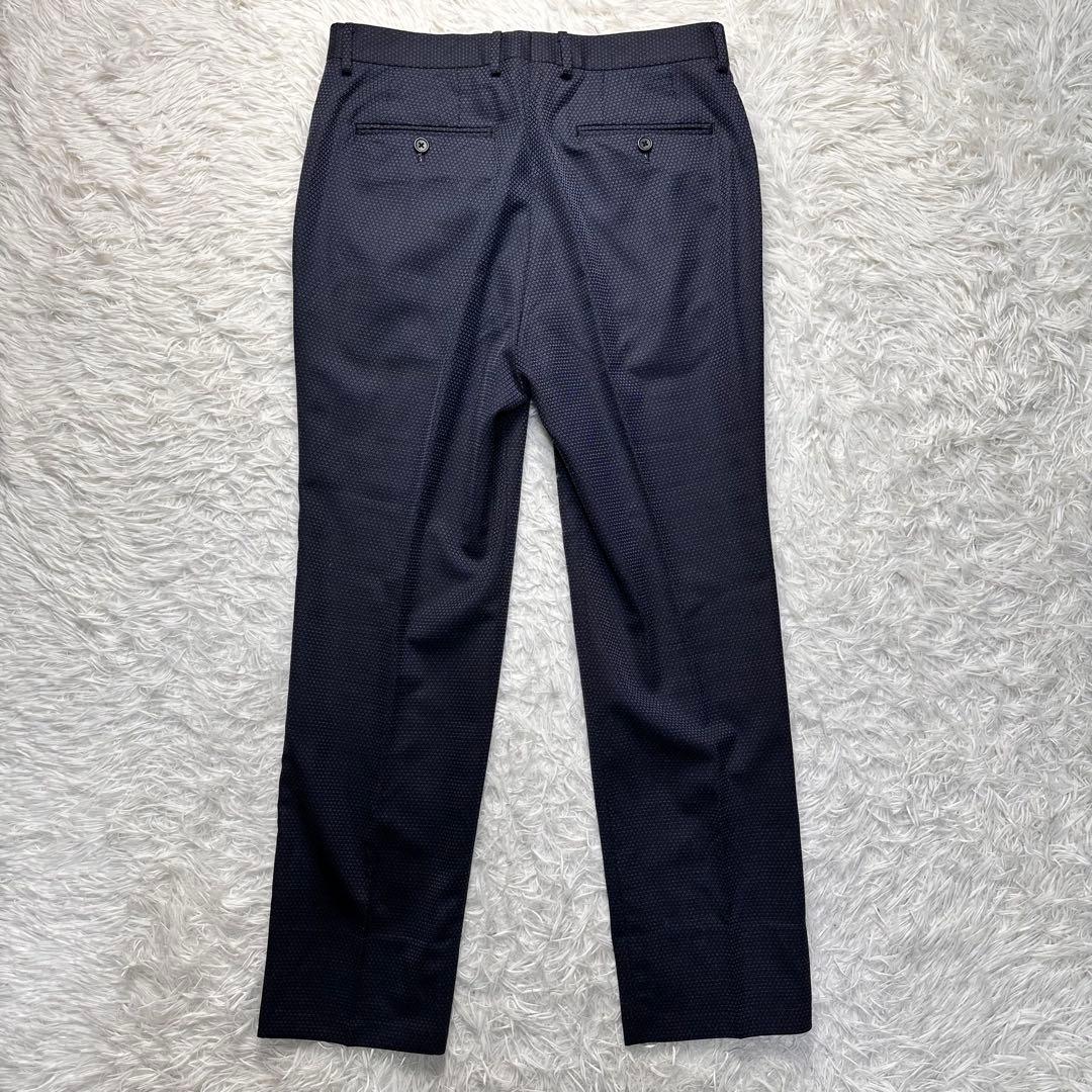 専用希少 極美品 ポールスミス 青薔薇柄 花柄 セットアップ白ステッチ 総裏 L