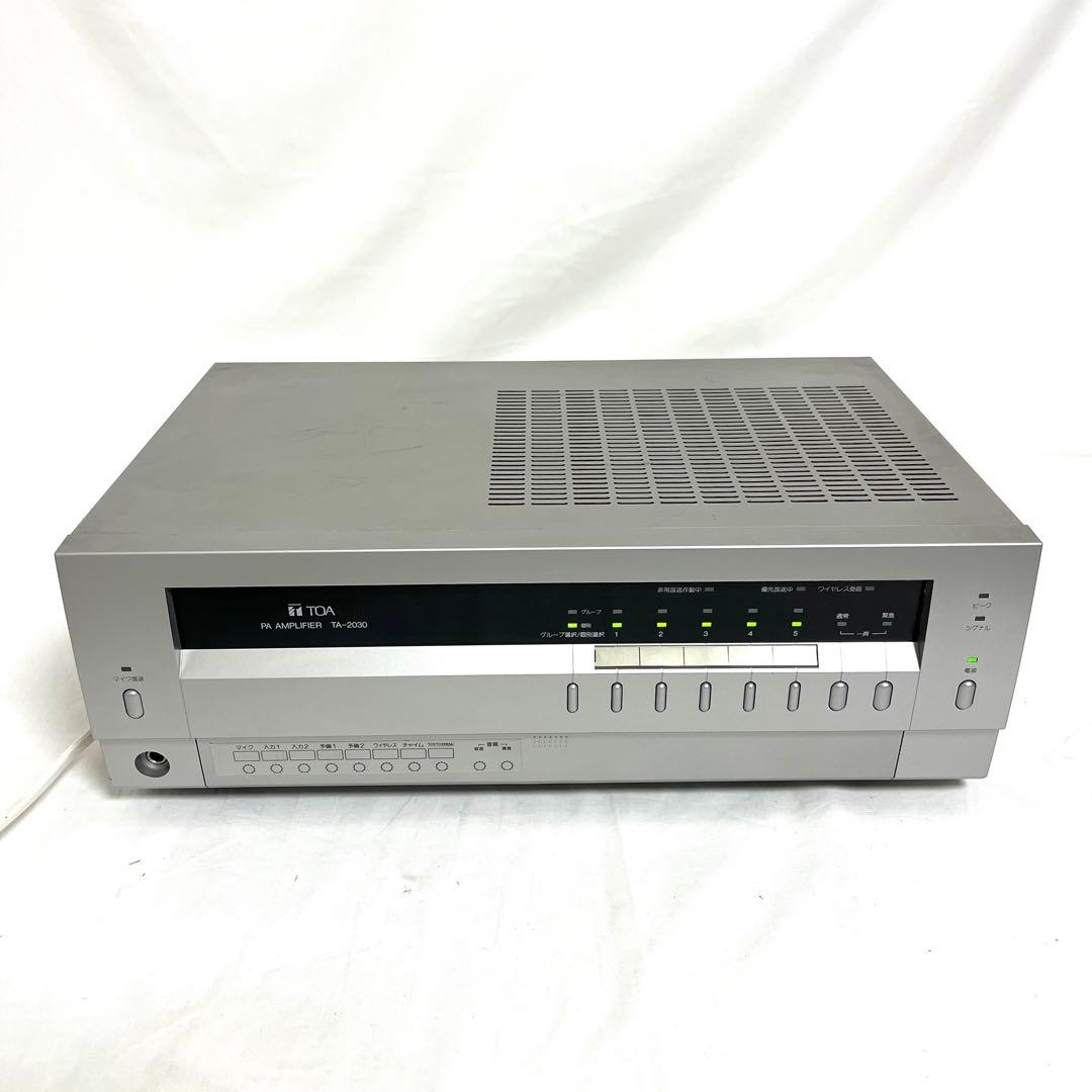 TOA トーア TA-2060 卓上型アンプ30W 5局 屋内用PAアンプ