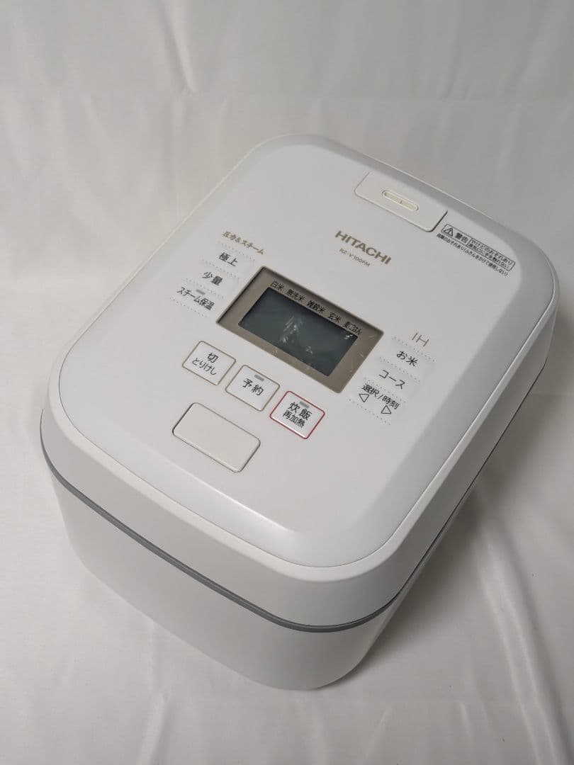 日立 圧力＆スチーム IH炊飯器5.5合炊RZ-V100FM
