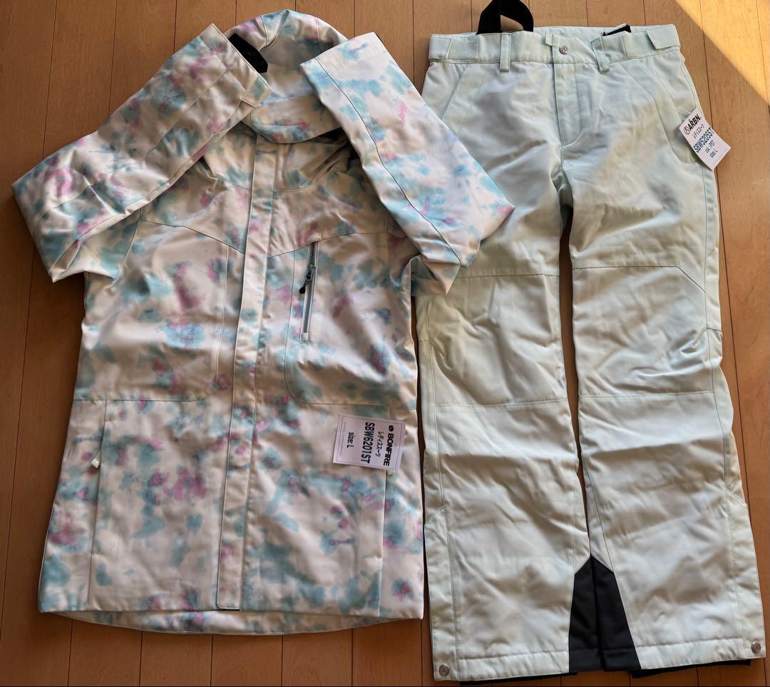 ボンファイア レディース スノーボードウェア 上下セット 新品 訳あり