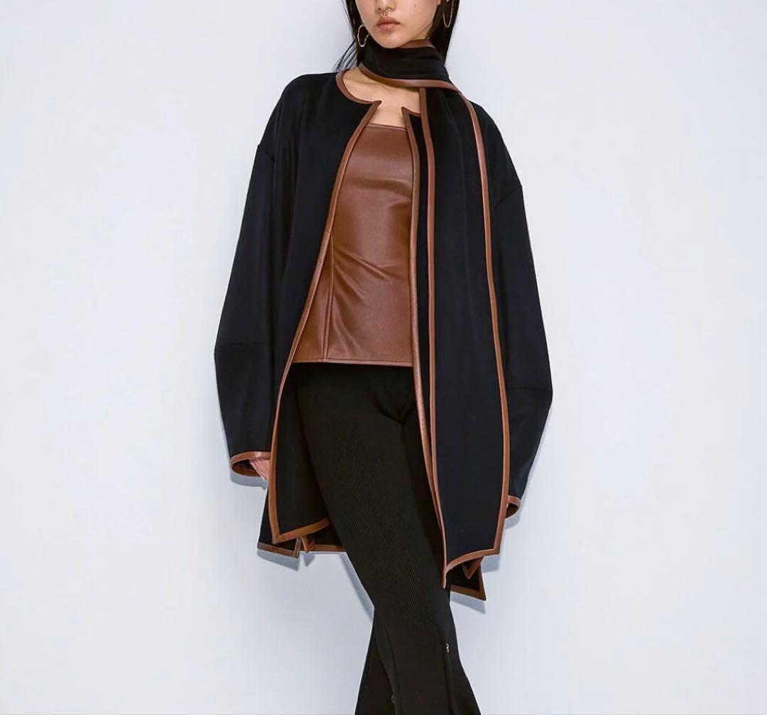 フォクシー アディアム《Marion coat》ヘザーグレー　フリー