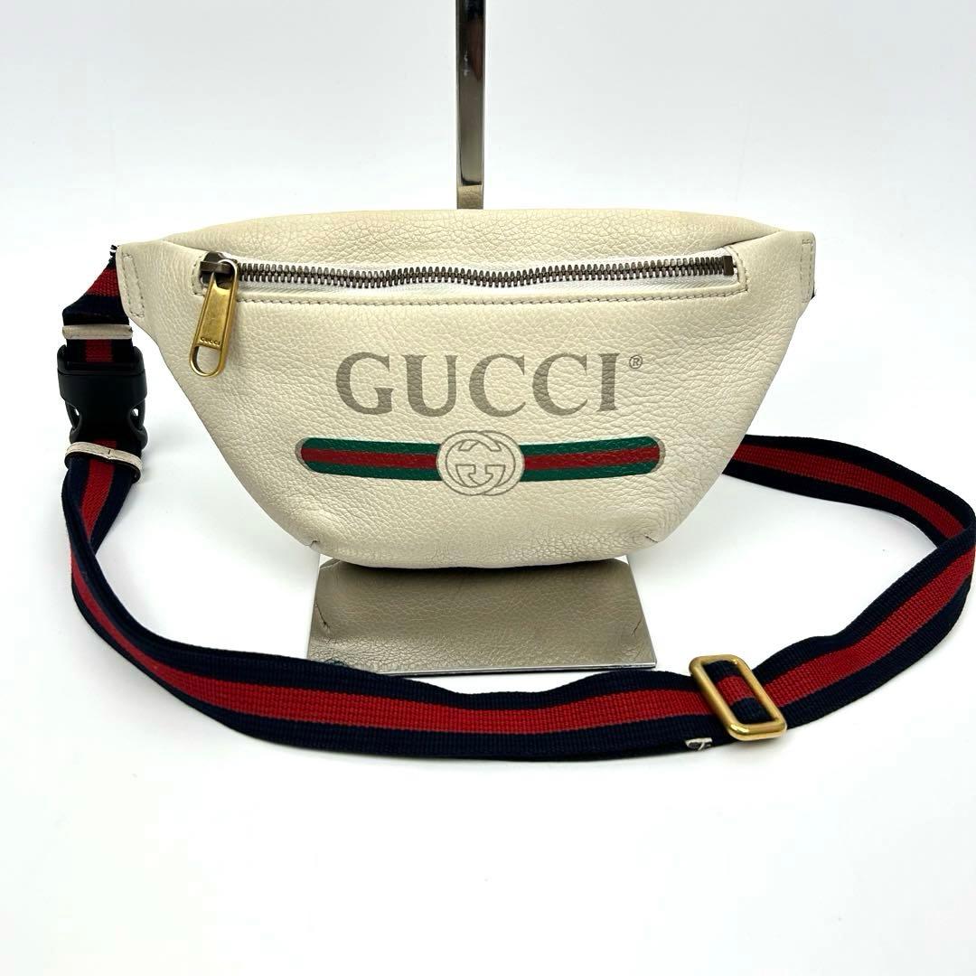 GUCCI グッチ シェリーライン ボディバッグ ウエストポーチ スモール