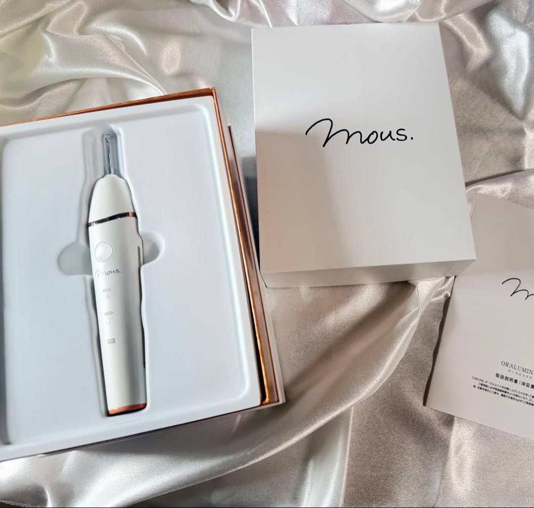 オーラルミナス ホワイトニングmous. 電動歯ブラシ本体 ホワイト コードレス