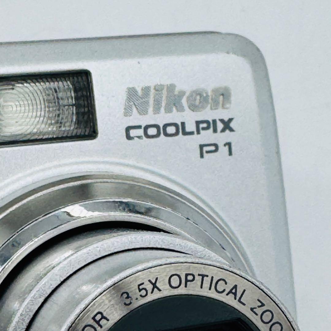 【レア・動作確認済】Nikon COOLPIX P1 シルバー Wi-Fi搭載！