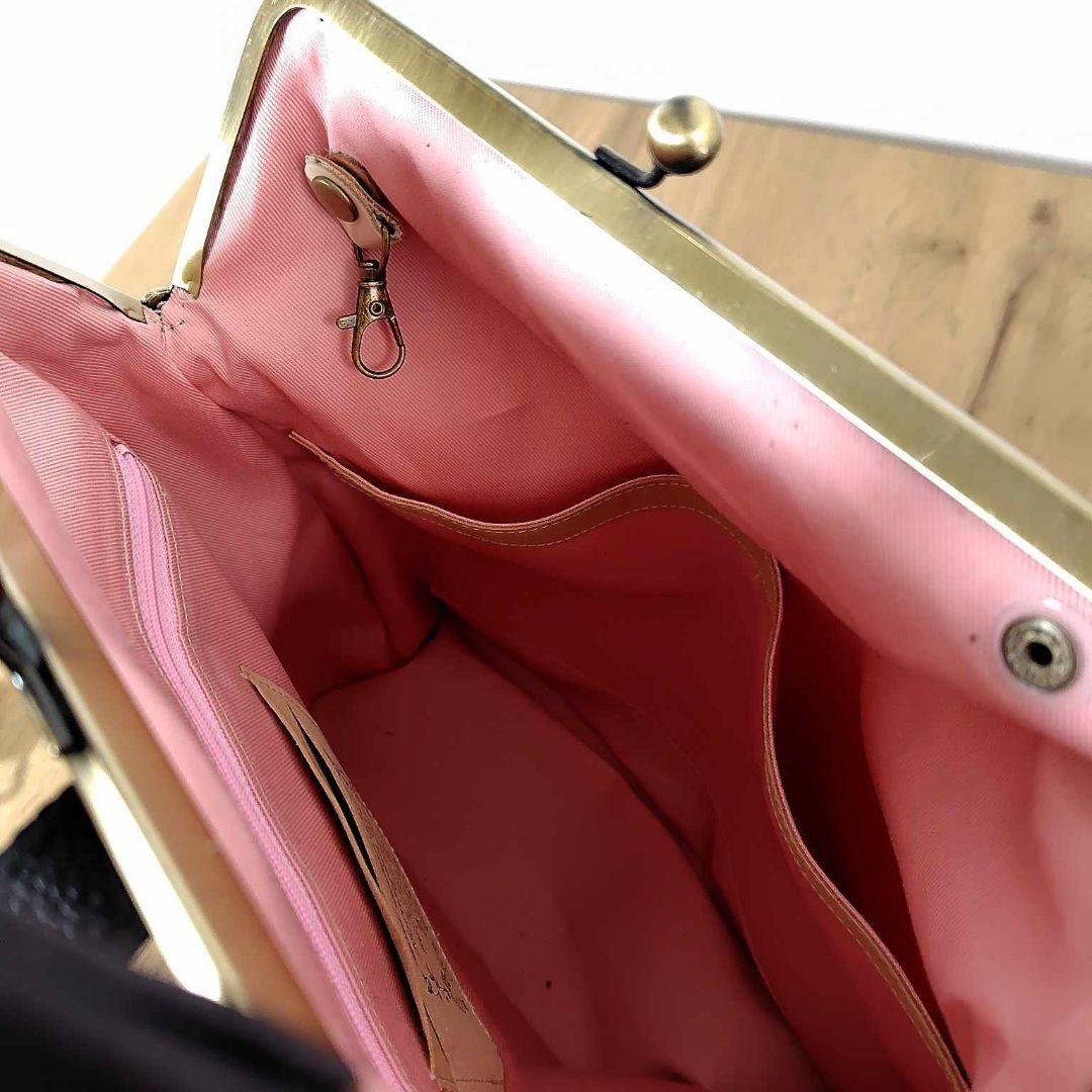 【専用】ミナペルホネン/2025rosyロージィーネイビー/がま口リュック