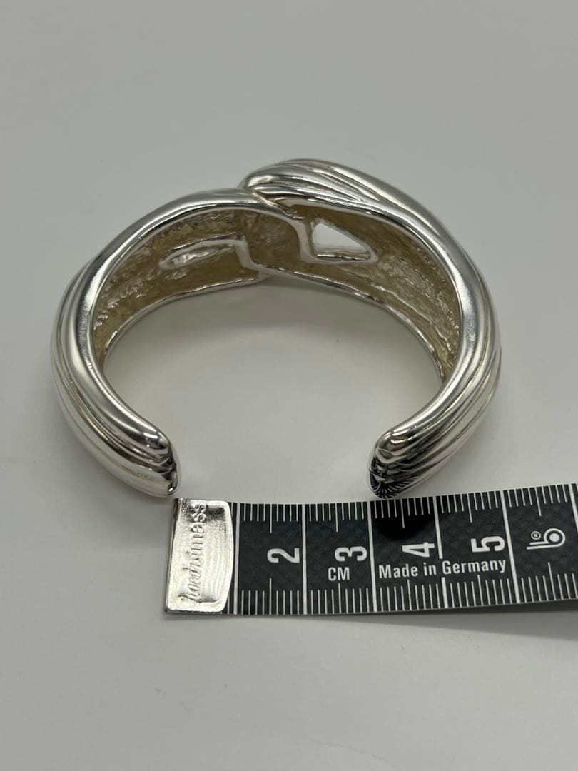 イヴサンローラン YVES SAINT LAURENT ノットカフバングル SV