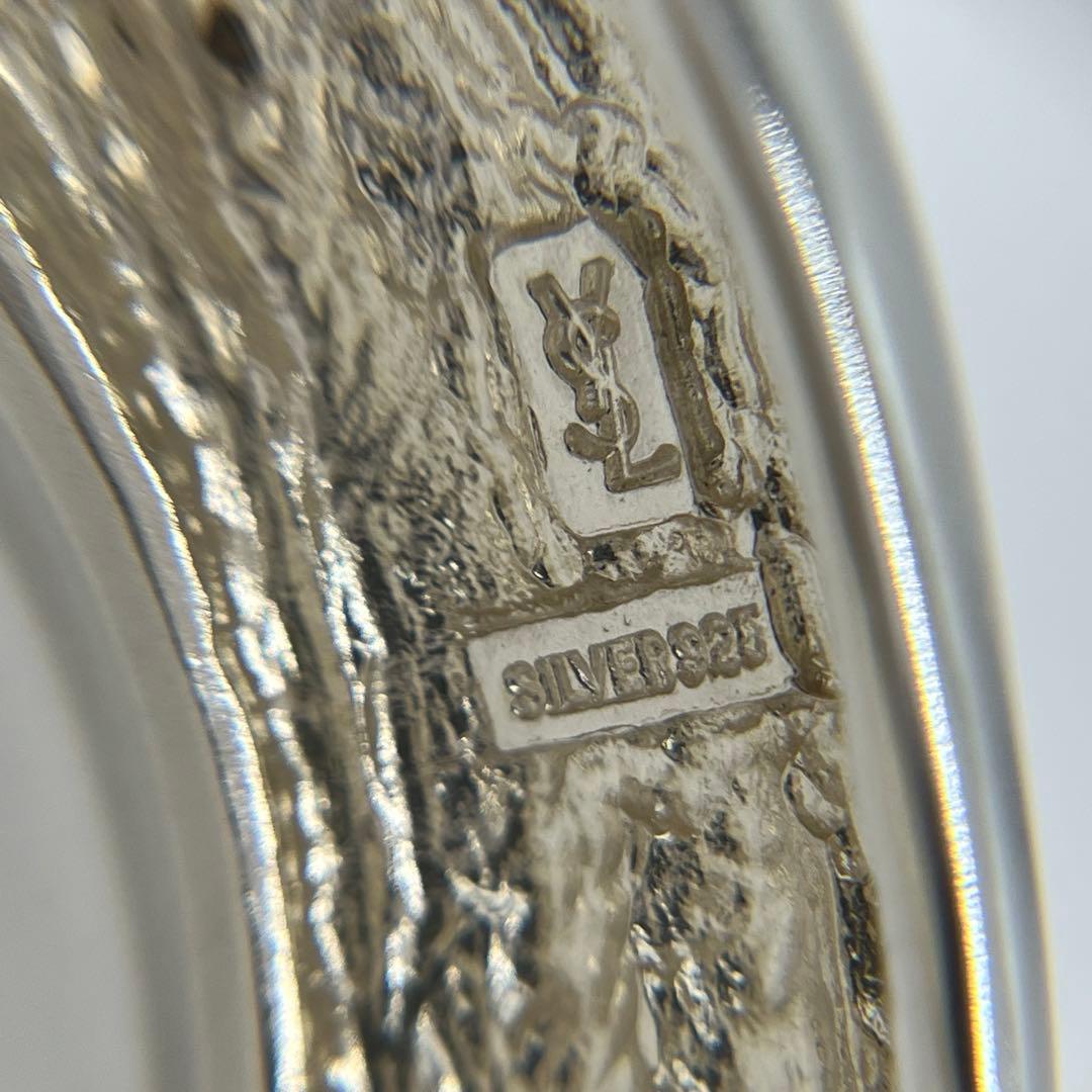 イヴサンローラン YVES SAINT LAURENT ノットカフバングル SV