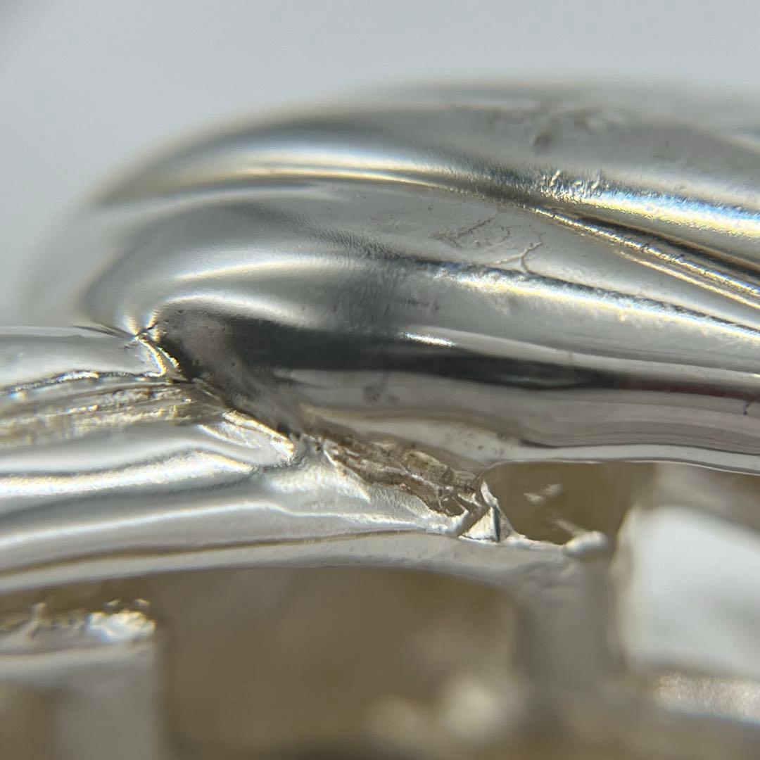 イヴサンローラン YVES SAINT LAURENT ノットカフバングル SV