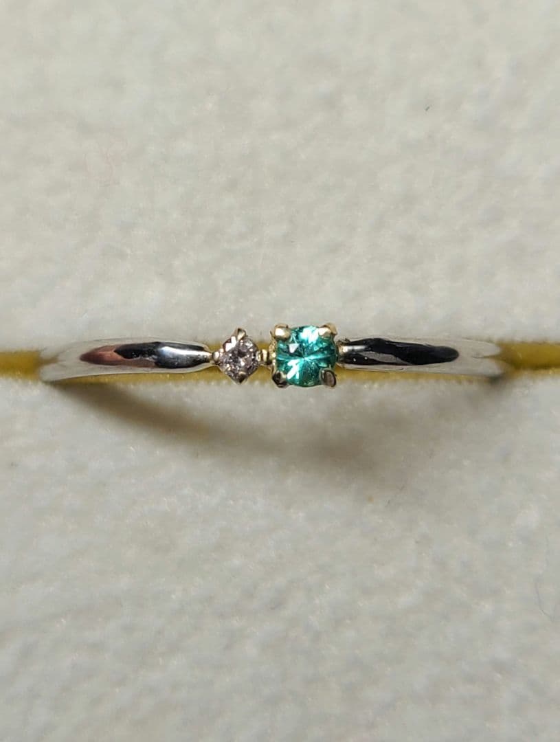 Miki PROFIAページ★パライバトルマリンピンクダイヤモンドリング★