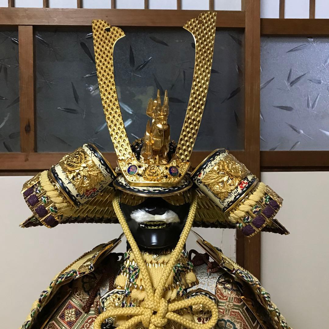 五月人形 実渓作 鎧飾り大鎧 13号 帝王 高さ約71cm