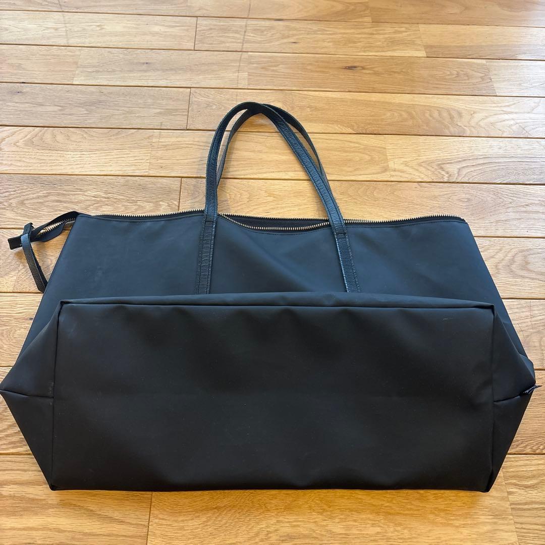 お値下げ❗️OUR 大人トート　ブラック　ショルダーベルト付