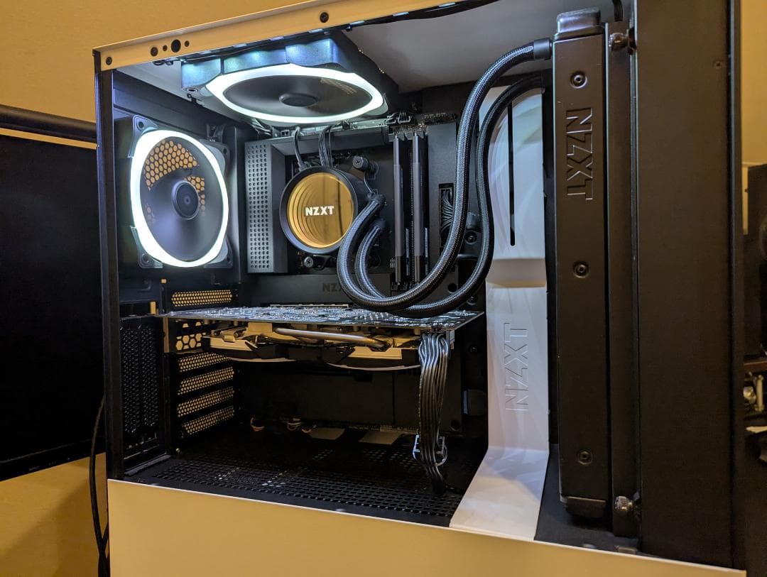 自作PC Ryzen5 5600X NZXT B550 Radeon RX580