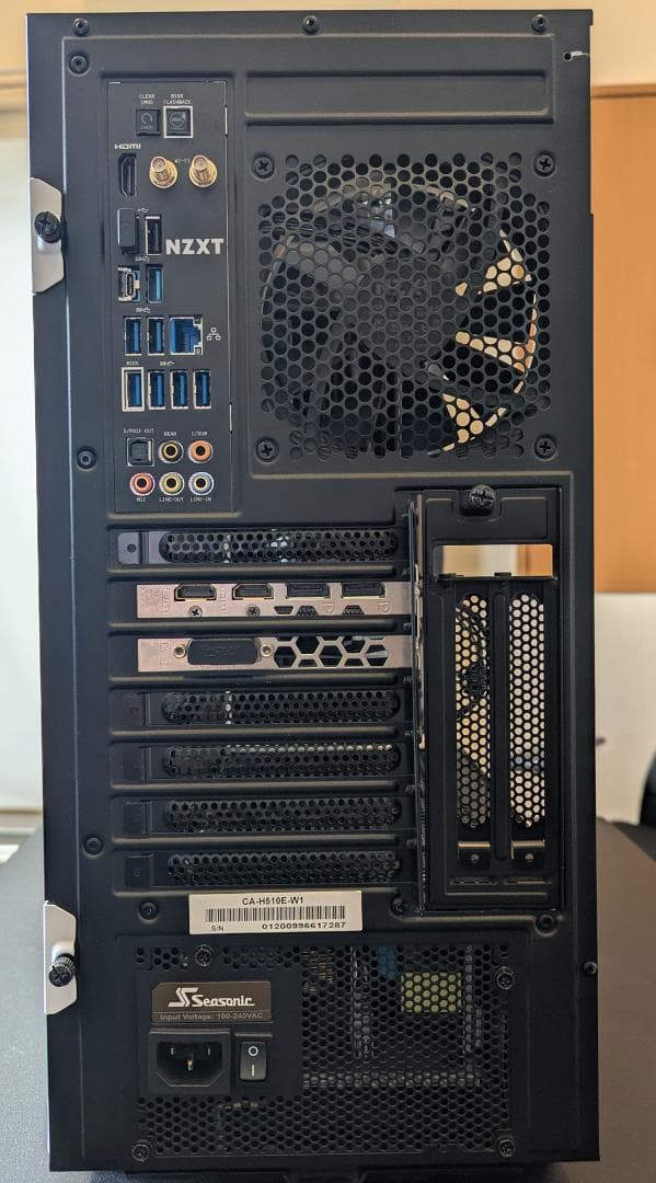 自作PC Ryzen5 5600X NZXT B550 Radeon RX580