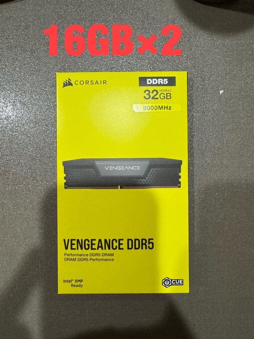 Corsair Vengeance DDR5 6000MHz 16GB×2枚