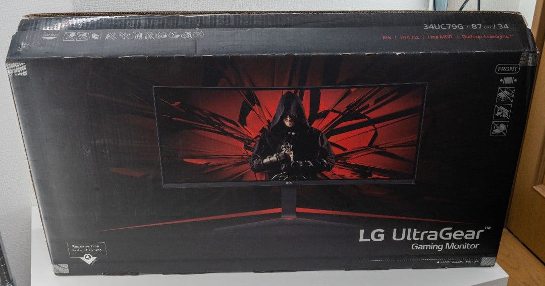 LG 34インチ　144Hz　曲面ウルトラワイドゲーミングモニター