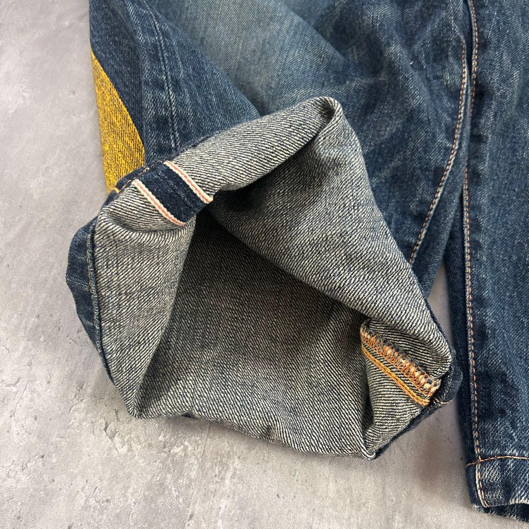 EVISU SIOTANI BROTHERS コラボ 大カモメ デニム W32