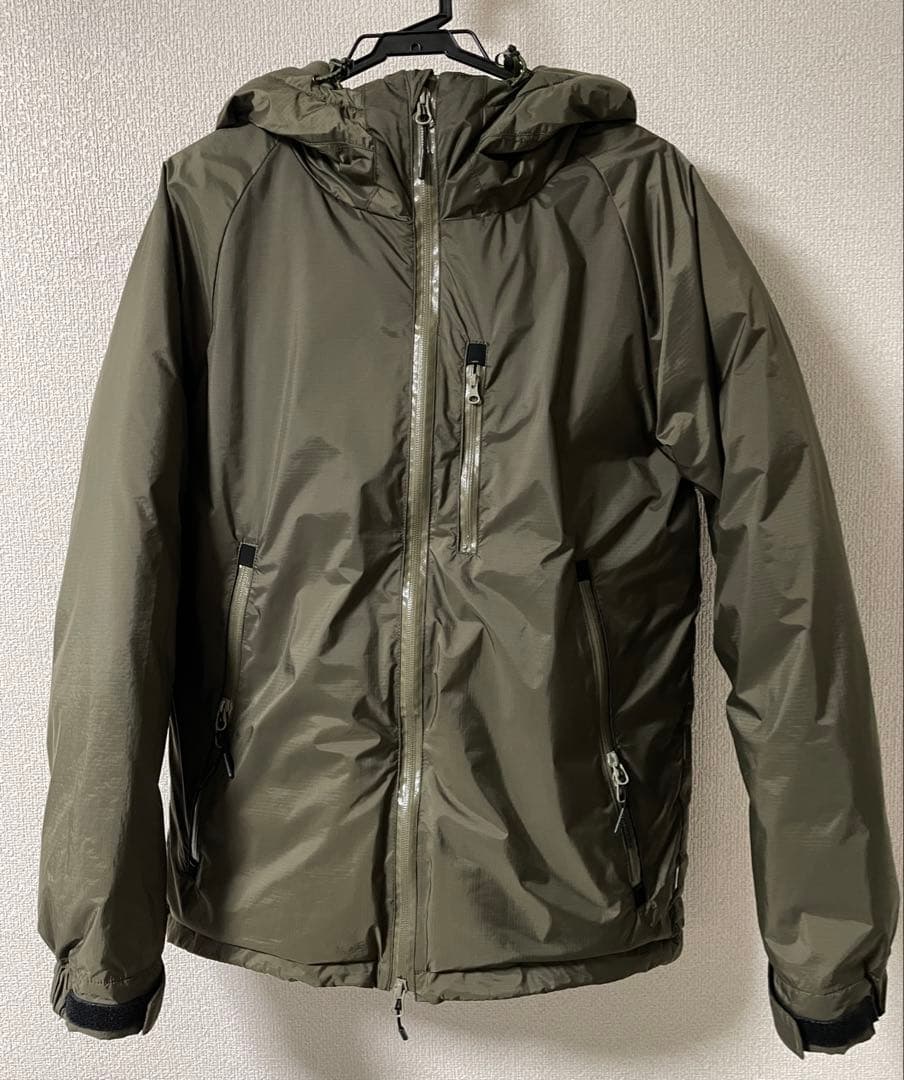 【美品】ナンガ オーロラテックス 日本製 L オリーブ色 NANGA