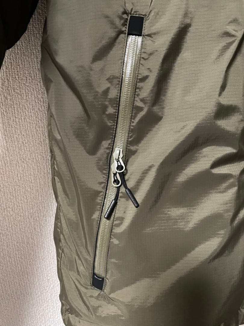 【美品】ナンガ オーロラテックス 日本製 L オリーブ色 NANGA