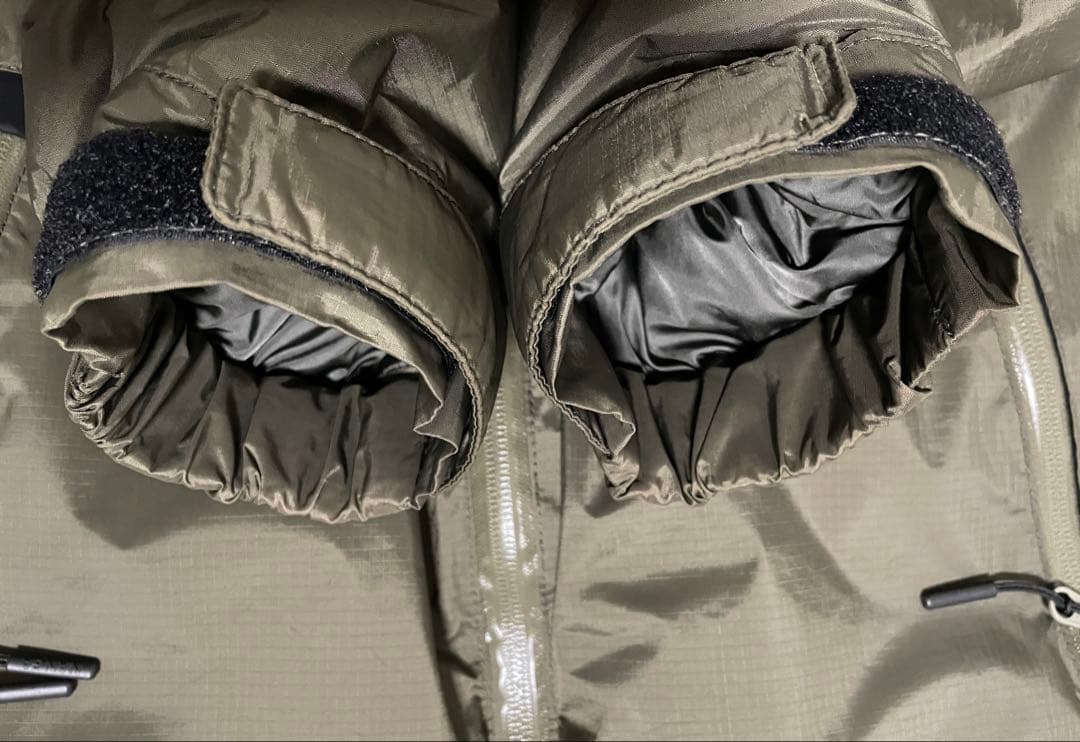 【美品】ナンガ オーロラテックス 日本製 L オリーブ色 NANGA