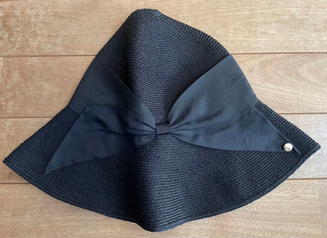 ほぼ新品 Athena NewYork アシーナニューヨーク リサコ 麦わら帽子