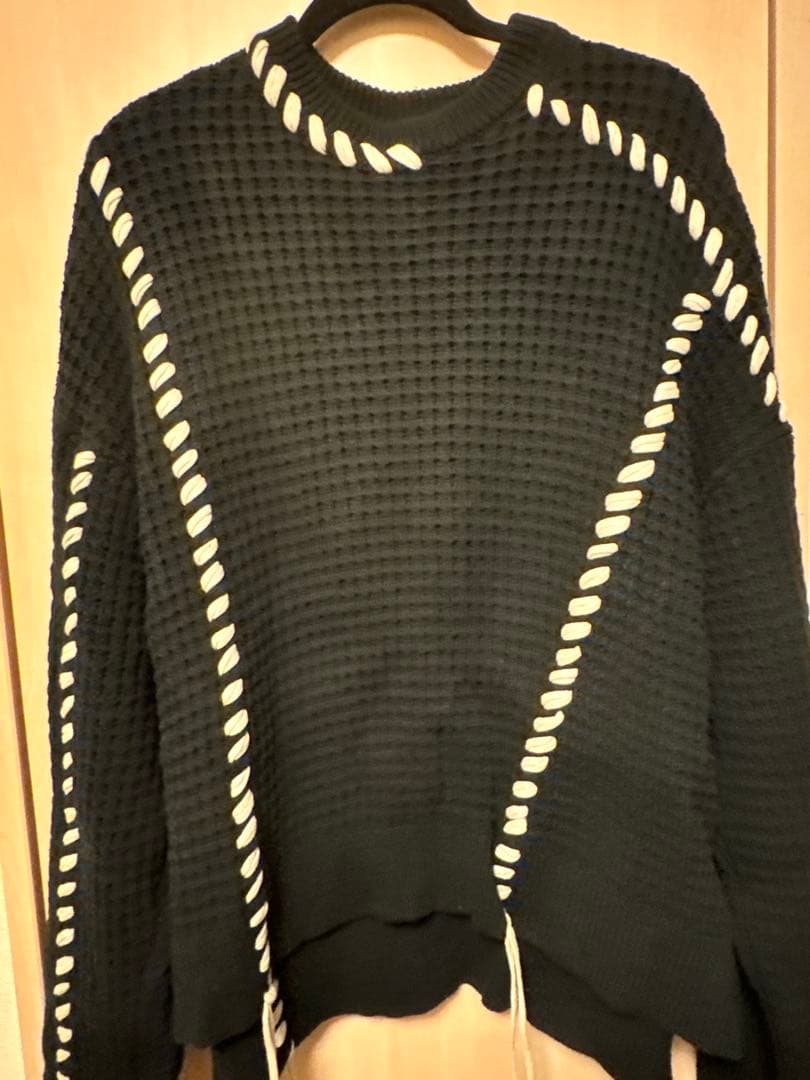 メゾンスペシャル 鬼ワッフル ニット