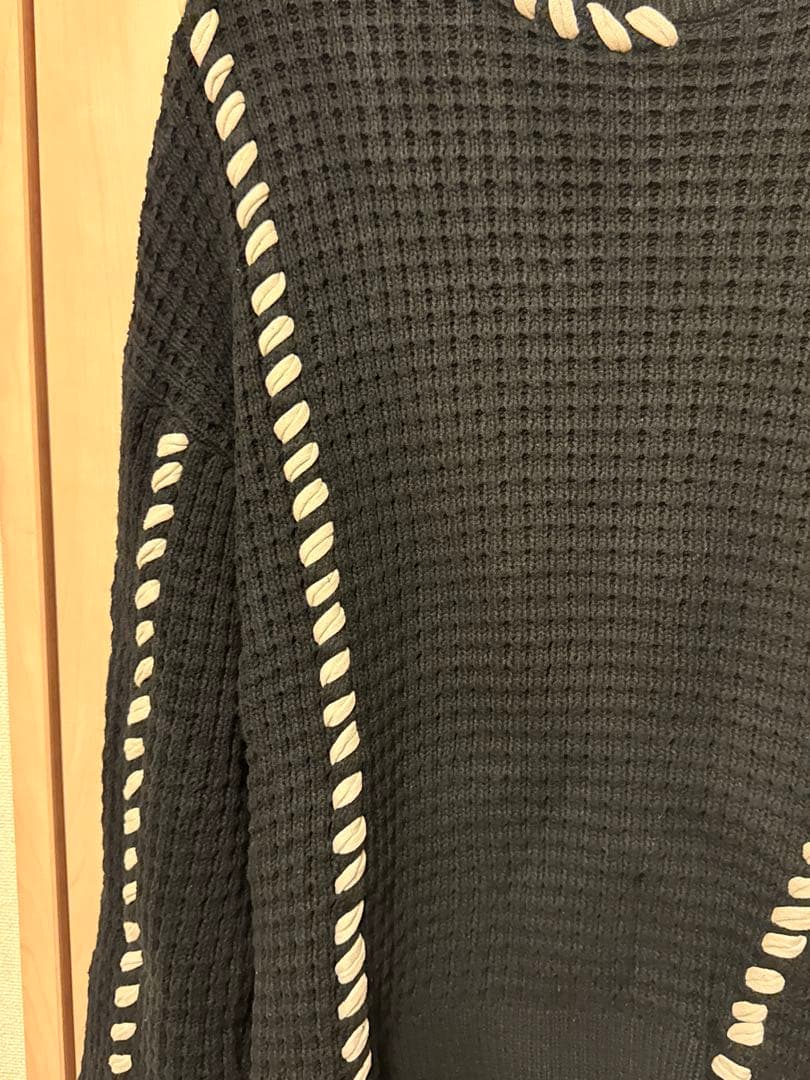 メゾンスペシャル 鬼ワッフル ニット