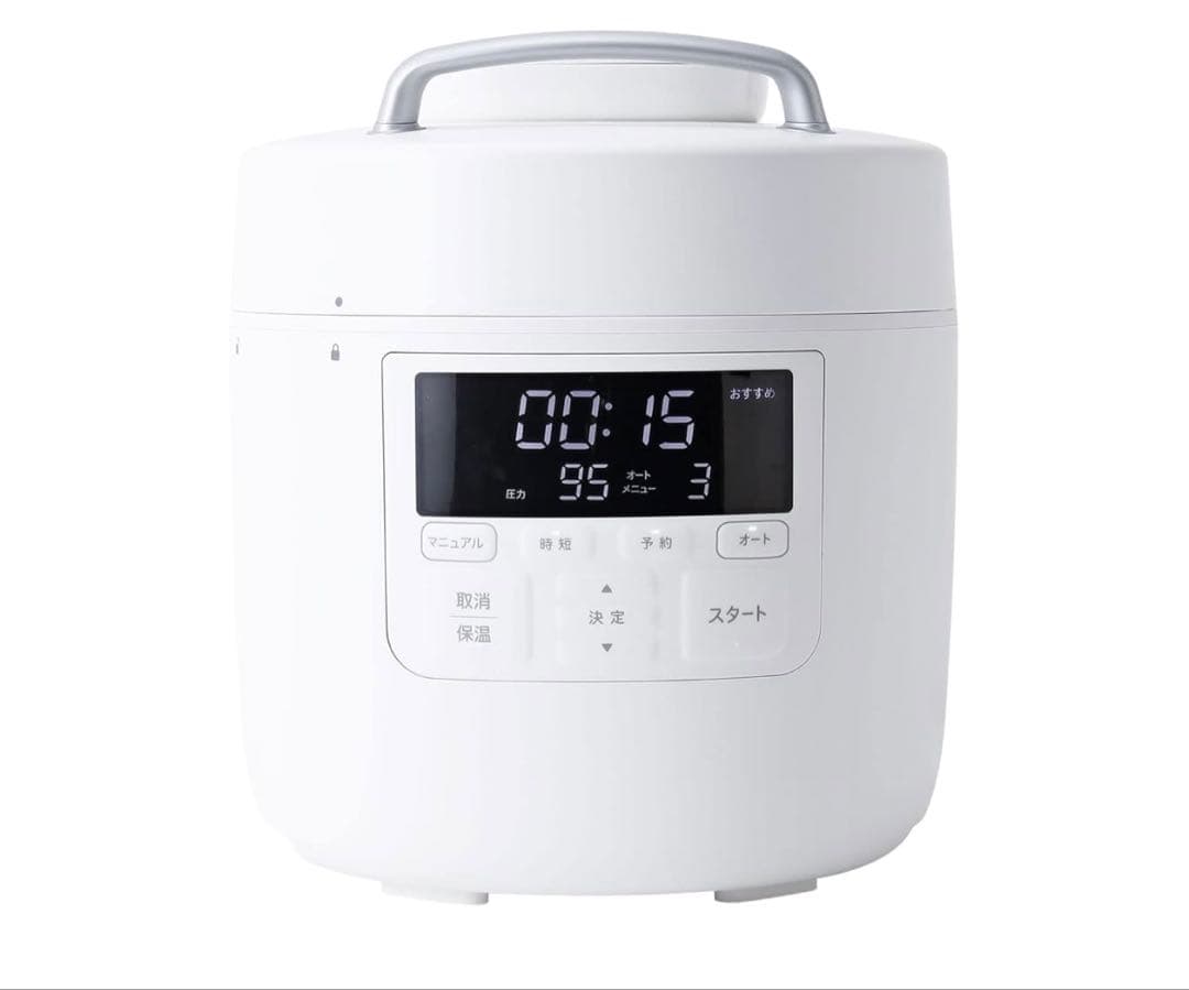 【未開封】siroca 電気圧力鍋 SP-2DM251 ホワイト
