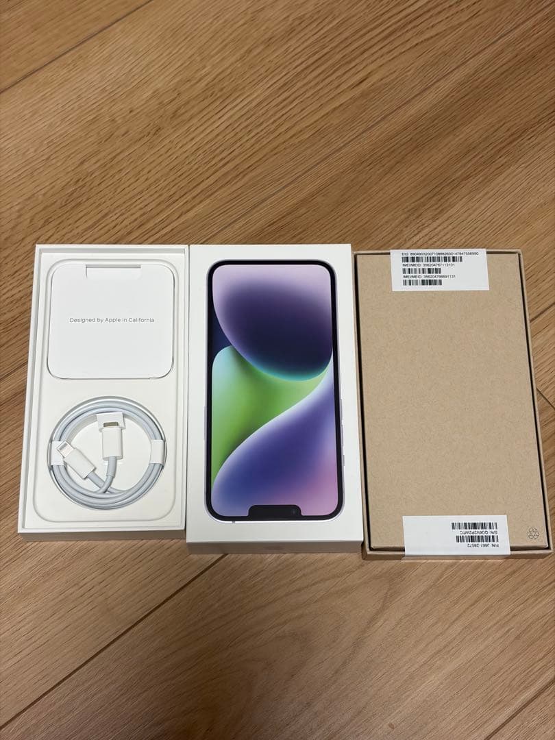 iPhone 14 128GB 新品・未開封 パープル simフリー